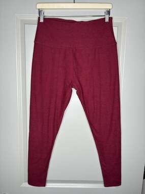 Beyond Yoga Spacedye Leggings in Red / Maroon Size XL
